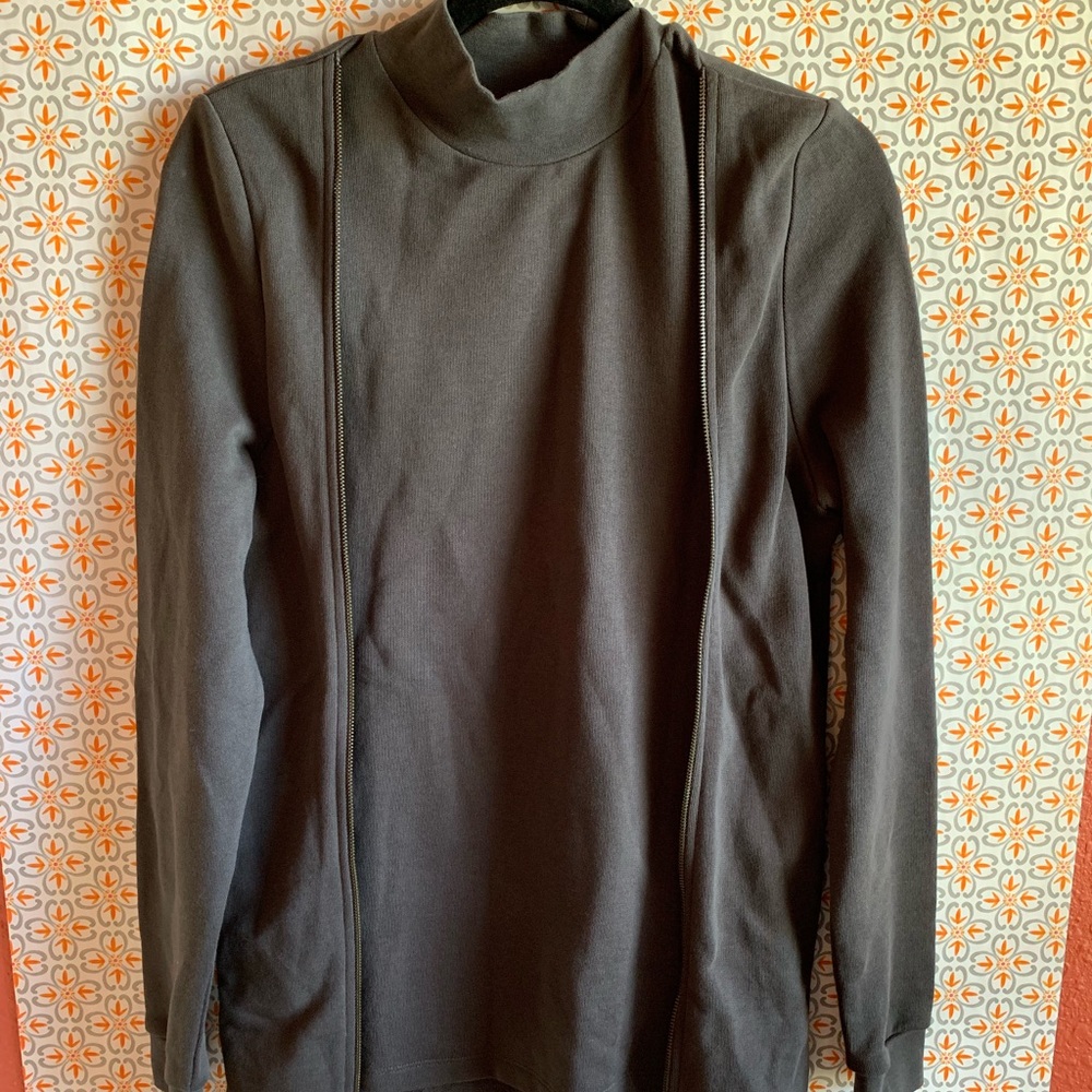 ASOS Open Zippered Turtleneck